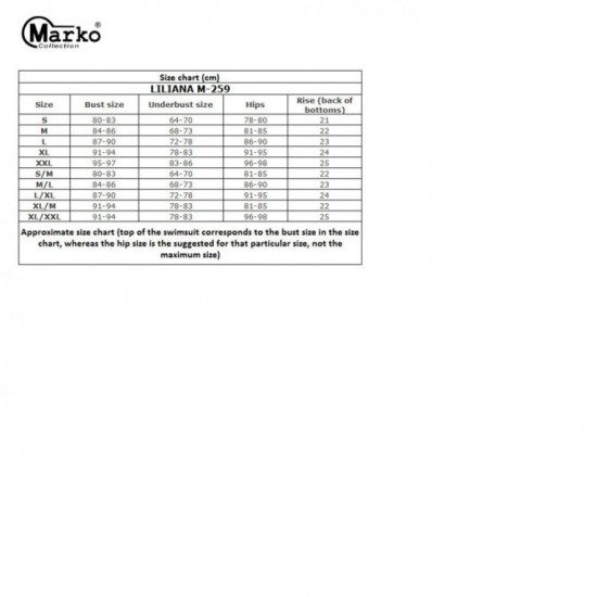 Бански костюм от две части в синьо Liliana M-259-27 Бански костюм от две части в синьо Liliana M-259-27