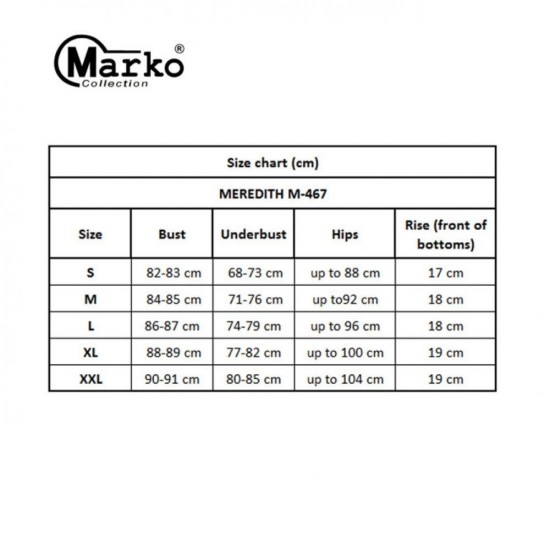 Бански костюм от две части в тъмносин цвят Meredith M-467 (10) Бански костюм от две части в тъмносин цвят Meredith M-467 (10)