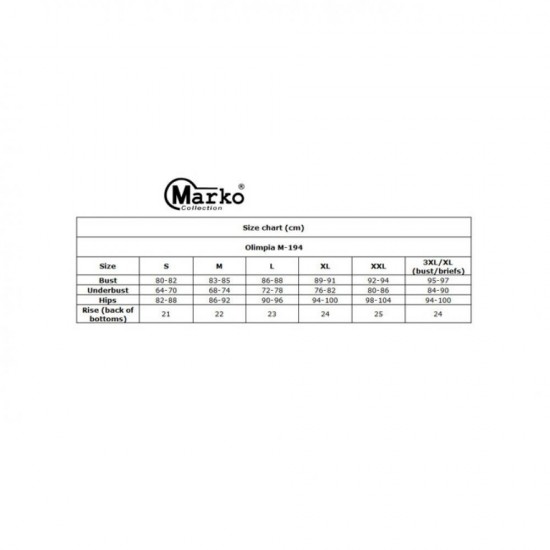 Бански костюм от две части в бяло Olimpia M-194-115 Бански костюм от две части в бяло Olimpia M-194-115