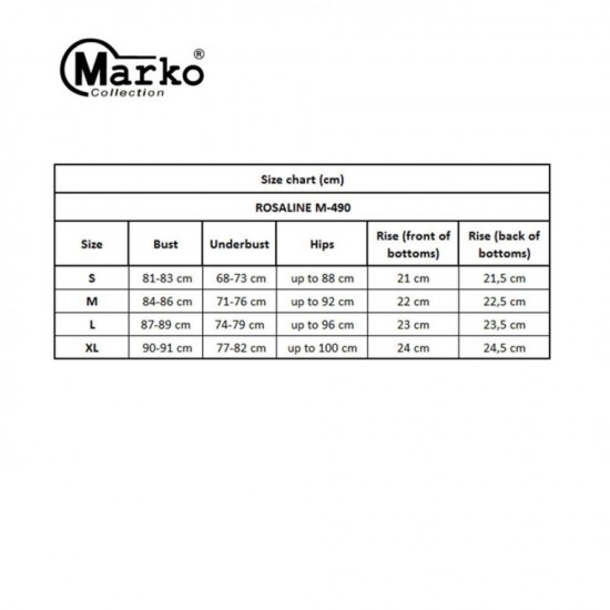 Бански костюм от две части в оранжев цвят Rosaline M-490 (5) Бански костюм от две части в оранжев цвят Rosaline M-490 (5)