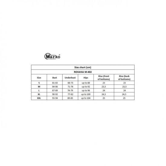 Бански костюм от две части в цвят мока Roxana M-402-5 Бански костюм от две части в цвят мока Roxana M-402-5