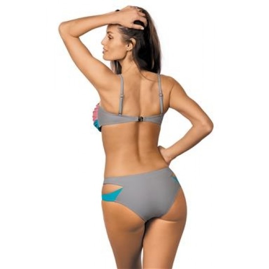 Бански костюм от две части в сиво и розово Olimpia M-438-8 Бански костюм от две части в сиво и розово Olimpia M-438-8