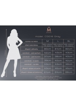 Елегантна мини рокля в сиво CG016