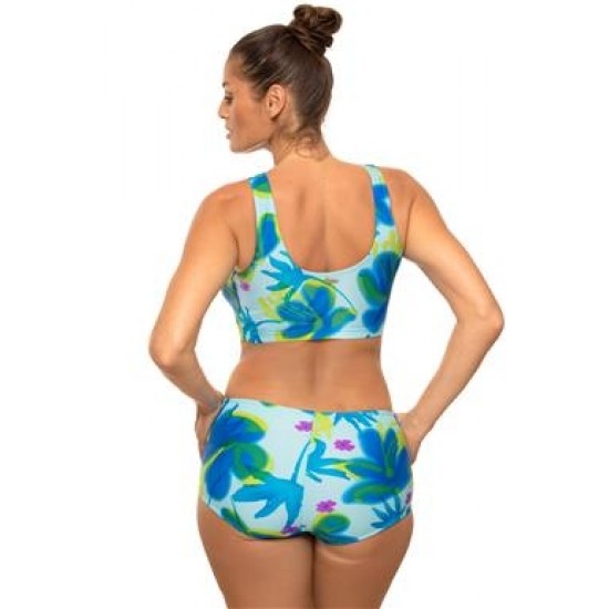 Бански костюм от две части в цвят тюркоаз Nevin M-722-1 Бански костюм от две части в цвят тюркоаз Nevin M-722-1