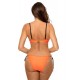 Бански костюм от две части в черен и оранжев цвят Lita M-717-2 Бански костюм от две части в черен и оранжев цвят Lita M-717-2
