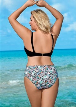 Бански костюм от две части в черен цвят L2229/9 Бански костюм от две части в черен цвят L2229/9