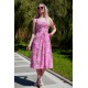 Красива лятна рокля с розов цвят Willa Красива лятна рокля с розов цвят Willa