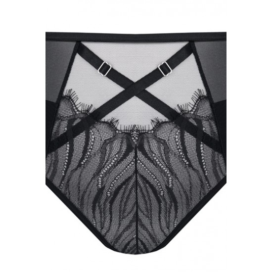 Луксозни дамски бикини в черен цвят Inessa K818