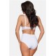 Бикини с висока талия в бял цвят 187