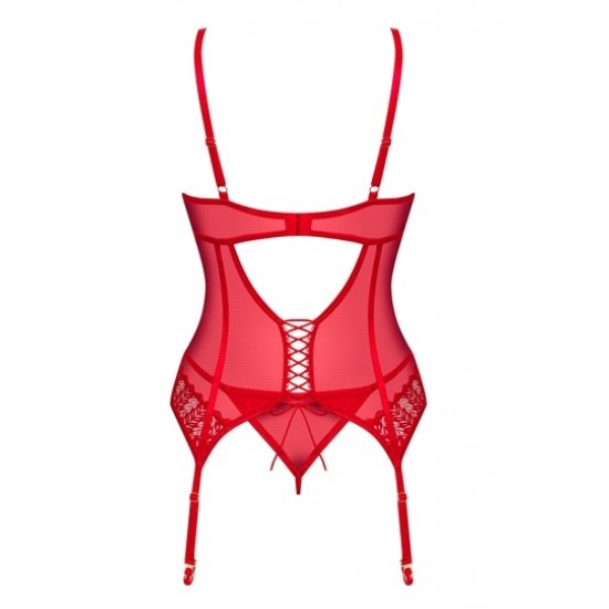 Еротичен корсет в червен цвят INGRIDIA Еротичен корсет в червен цвят INGRIDIA