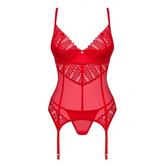 Еротичен корсет в червен цвят INGRIDIA Еротичен корсет в червен цвят INGRIDIA