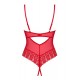 Еротично боди в червен цвят INGRIDIA с отворено дъно Еротично боди в червен цвят INGRIDIA с отворено дъно