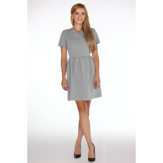 Елегантна къса рокля в сиво Marelna