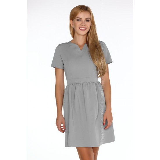 Елегантна къса рокля в сиво Marelna