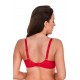 Красив сутиен с ефектен дизайн в червено Keto 1134 Красив сутиен с ефектен дизайн в червено Keto 1134
