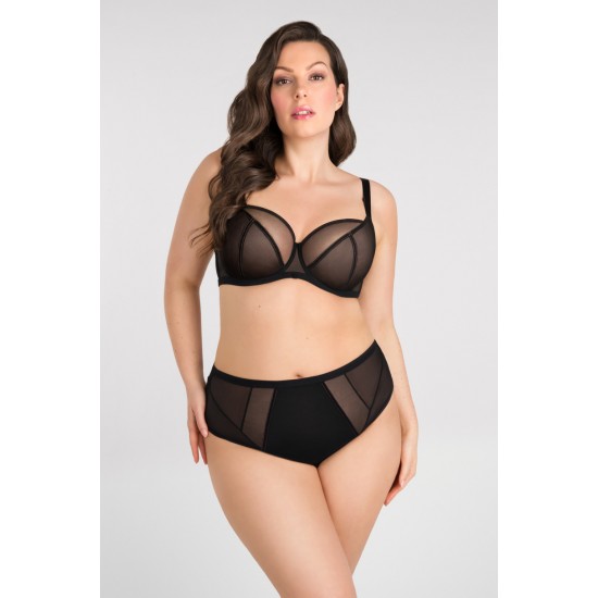 Секси сутиен в черен цвят K824 BIG JUST BLACK Секси сутиен в черен цвят K824 BIG JUST BLACK