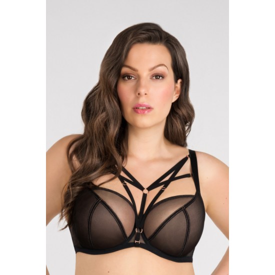 Секси сутиен в черен цвят K824 BIG JUST BLACK Секси сутиен в черен цвят K824 BIG JUST BLACK