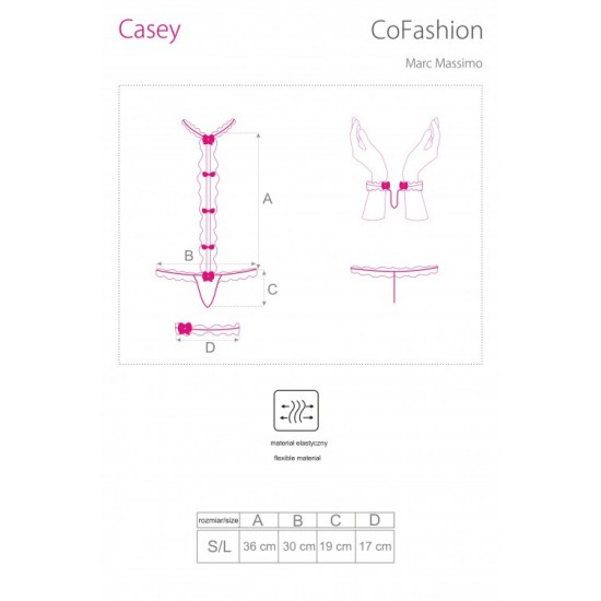 Еротичен комплект от три части Casey