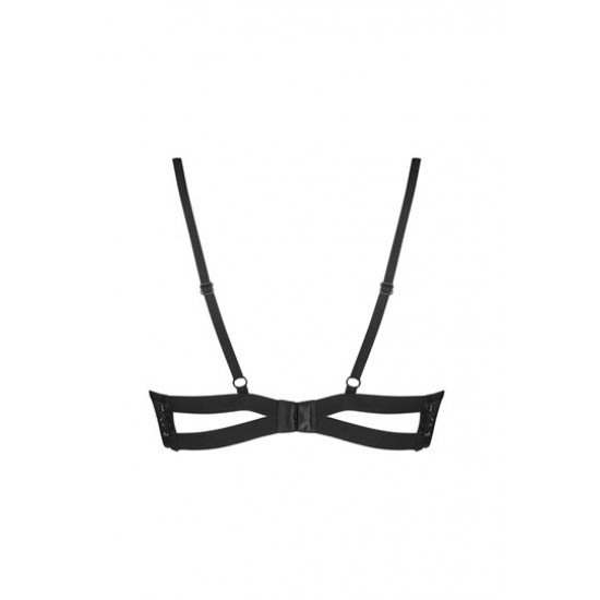 Секси сутиен с дантела в черен цвят Nutris Секси сутиен с дантела в черен цвят Nutris