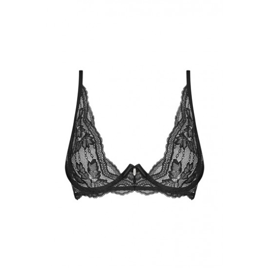 Секси сутиен с дантела в черен цвят Nutris Секси сутиен с дантела в черен цвят Nutris