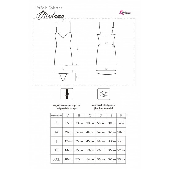 Нежна нощница с тънки презрамки в тъмносиньо Mirdama Нежна нощница с тънки презрамки в тъмносиньо Mirdama