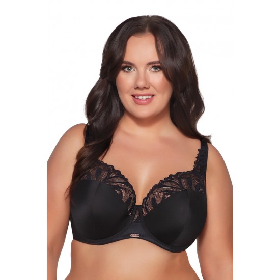 Полуподплатен сутиен в черен цвят 2105