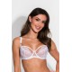 Секси сутиен с мека чашка в бял цвят AMELIA 19201 Секси сутиен с мека чашка в бял цвят AMELIA 19201