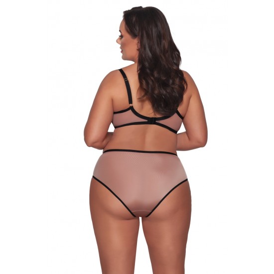 Ситиен с меки чашки в бежов цвят 2092 