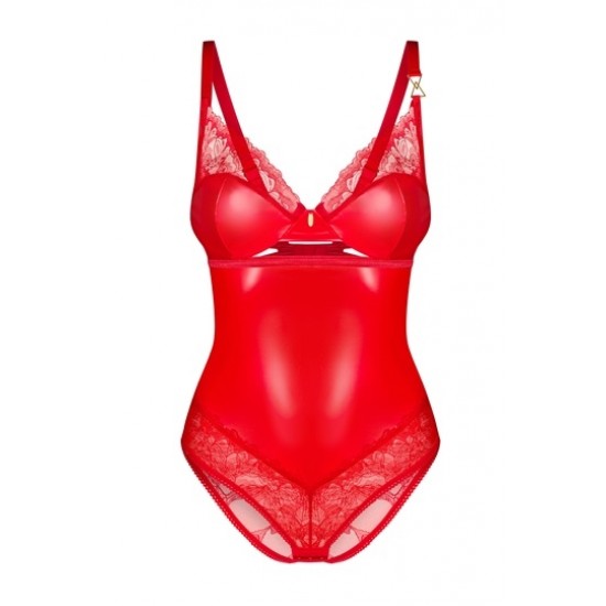 Секси боди в червен цвят Aliosa