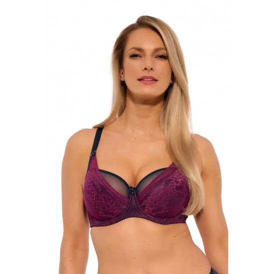 Луксозен полуподплатен сутиен в лилаво 1257 Луксозен полуподплатен сутиен в лилаво 1257