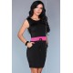 Ежедневна мини рокля в черно