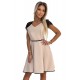 Елегантна бежова рокля 254-3 Елегантна бежова рокля 254-3