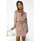 Елегантна бежова рокля 284-2 Елегантна бежова рокля 284-2