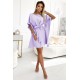Широка рокля в лилав цвят 287-29 Широка рокля в лилав цвят 287-29