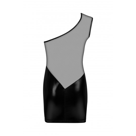 Секси черна рокля с прашки Loreen Секси черна рокля с прашки Loreen