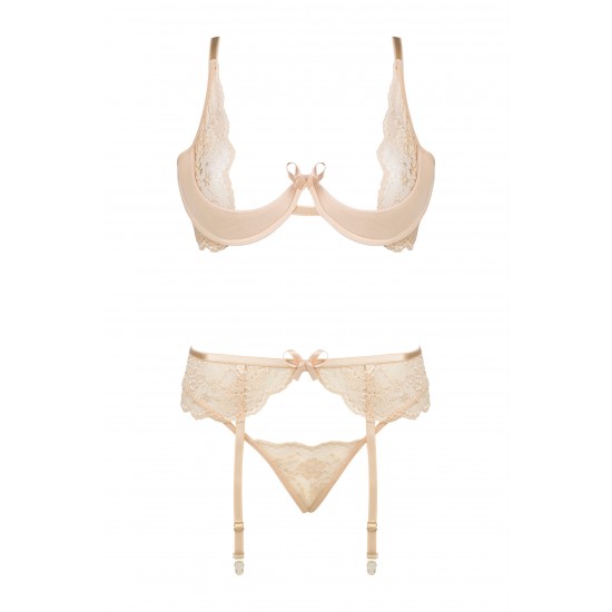 Луксозно секси бельо от три части Rose nude Луксозно секси бельо от три части Rose nude