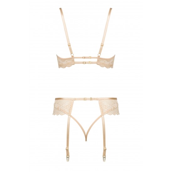 Луксозно секси бельо от три части Rose nude Луксозно секси бельо от три части Rose nude