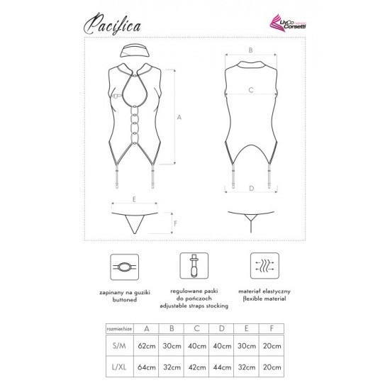 Секси костюм на стюардеса Pacifica