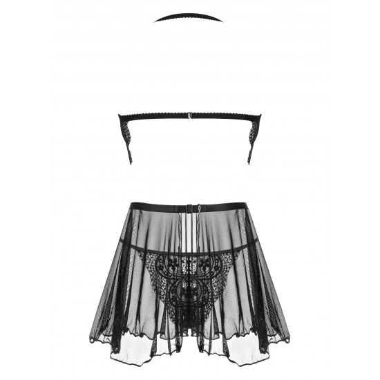 Еротична нощница с прашки Dark Mirage Еротична нощница с прашки Dark Mirage