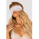Еротична сатенена маска AMOR BLANCO  | Alba.bg