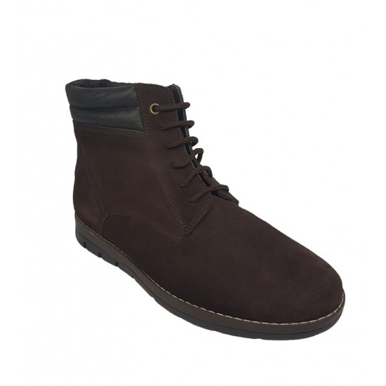 Мъжки боти в кафяв цвят от естествен велур | Alba.bg Мъжки боти в кафяв цвят от естествен велур | Alba.bg