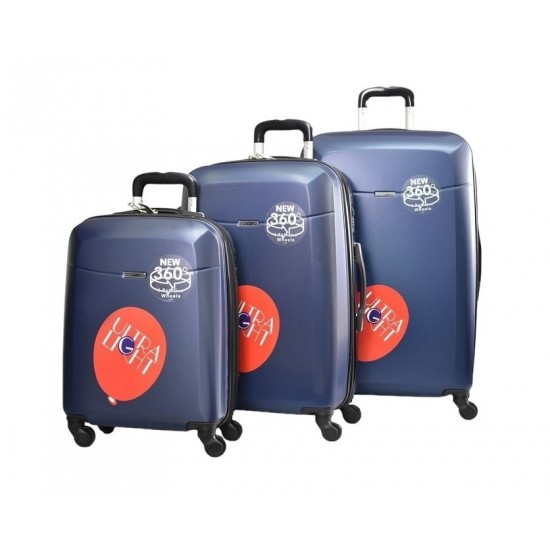 Комплект от 3 куфара ABS - Син | Alba.bg Комплект от 3 куфара ABS - Син | Alba.bg