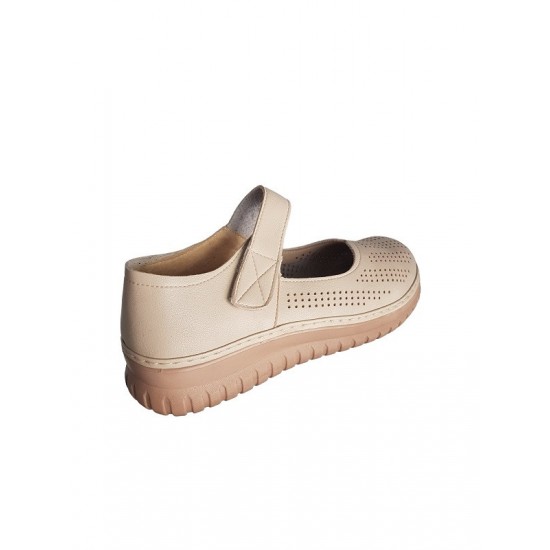 Дамски ежедневни обувки в бежово SL014  | Alba.bg