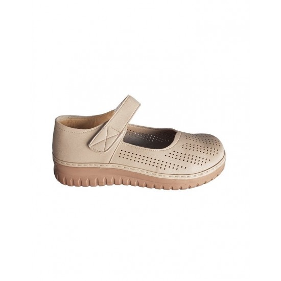 Дамски ежедневни обувки в бежово SL014  | Alba.bg