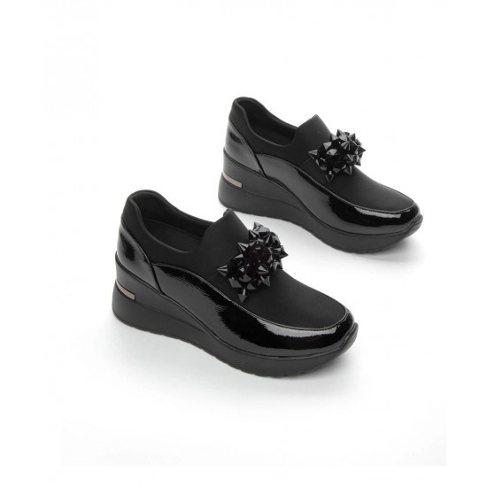 Дамски спортни обувки в черен SL026  | Alba.bg