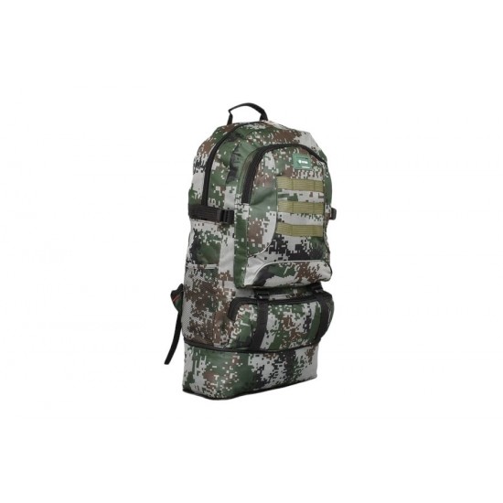 Туристическа раница от текстил с камуфлажен десен | Alba.bg Туристическа раница от текстил с камуфлажен десен | Alba.bg