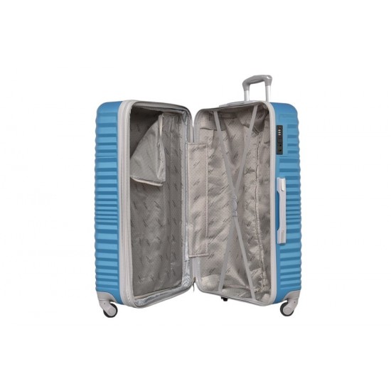 Комплект от 4 куфара ABS - Светлосин | Alba.bg Комплект от 4 куфара ABS - Светлосин | Alba.bg