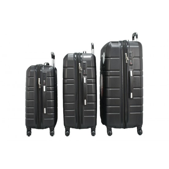 Комплект от 3 куфара ABS - Черен | Alba.bg Комплект от 3 куфара ABS - Черен | Alba.bg