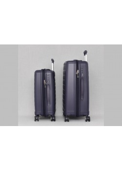 Комплект 2 броя куфари - Полипропилен в тъмносив цвят Комплект 2 броя куфари - Полипропилен в тъмносив цвят