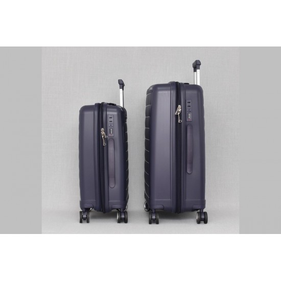 Комплект 2 броя куфари - Полипропилен в тъмносив цвят | Alba.bg Комплект 2 броя куфари - Полипропилен в тъмносив цвят | Alba.bg